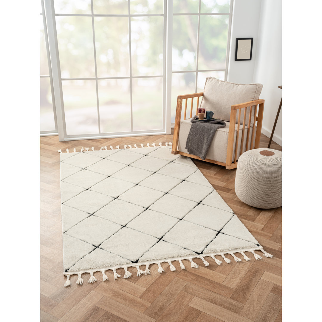 Teppich Illumina Tapis weiß