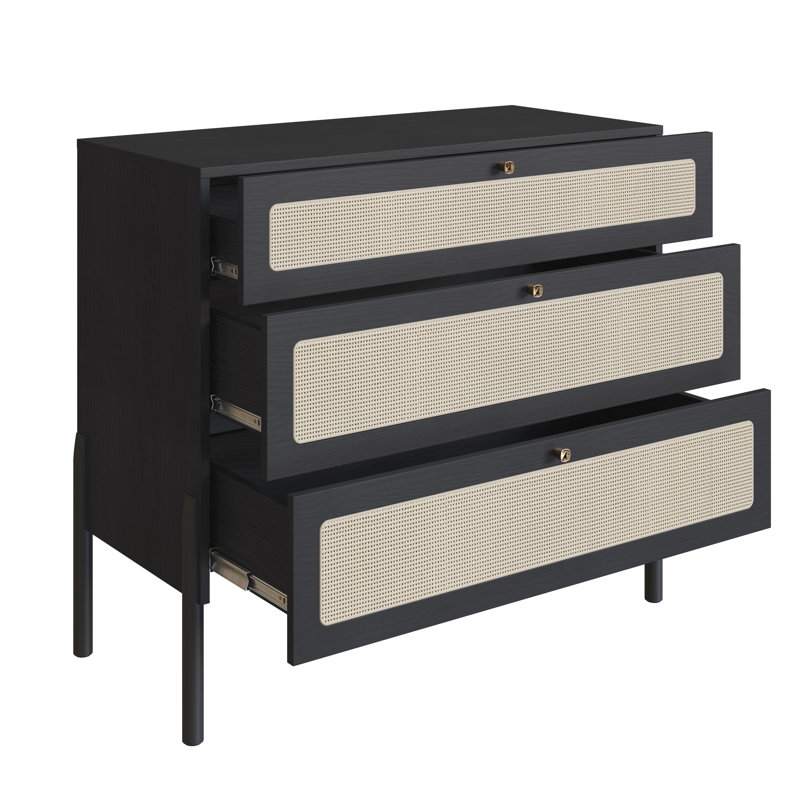 Commode 3 tiroirs l 36,6 po Daney