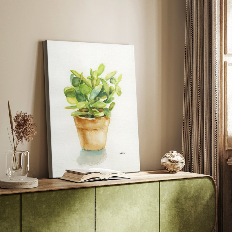 Succulent I - galerie tendue sur mesure Cavas, H 60 po x l 40 po