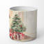 Bougie de Noël parfumée avec support en céramique