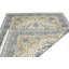 Tapis oriental bleu / jaune en laine noué à la main Paisleyjo