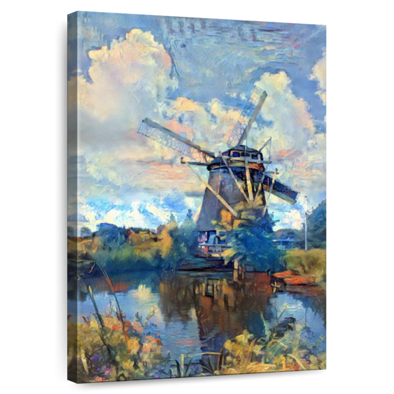 Lilie Amsterdam Windmill, 30" H x 20" W