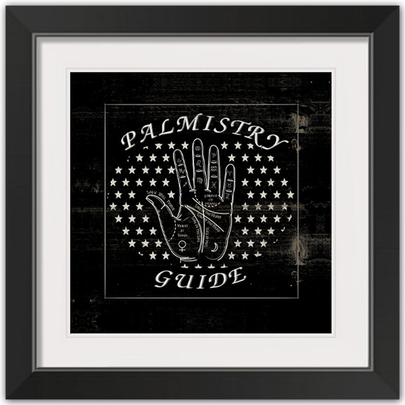 Palmistry - Single Picture Frame Graphic Art
