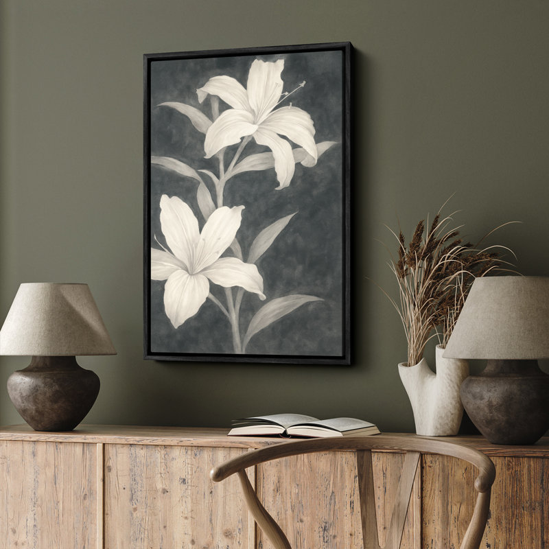 Art mural encadré, rétro, antique, classique pour chambre à coucher , Noir, noir, noir, noir, H 24 po x l 16 po