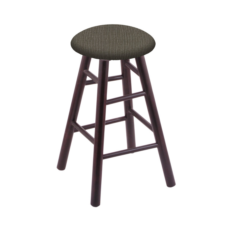 Tabouret de bar 24 po pivotante, Érable cerisier foncé, Calice graphique, Tabouret de comptoir (siège d'une hauteur de 24 p