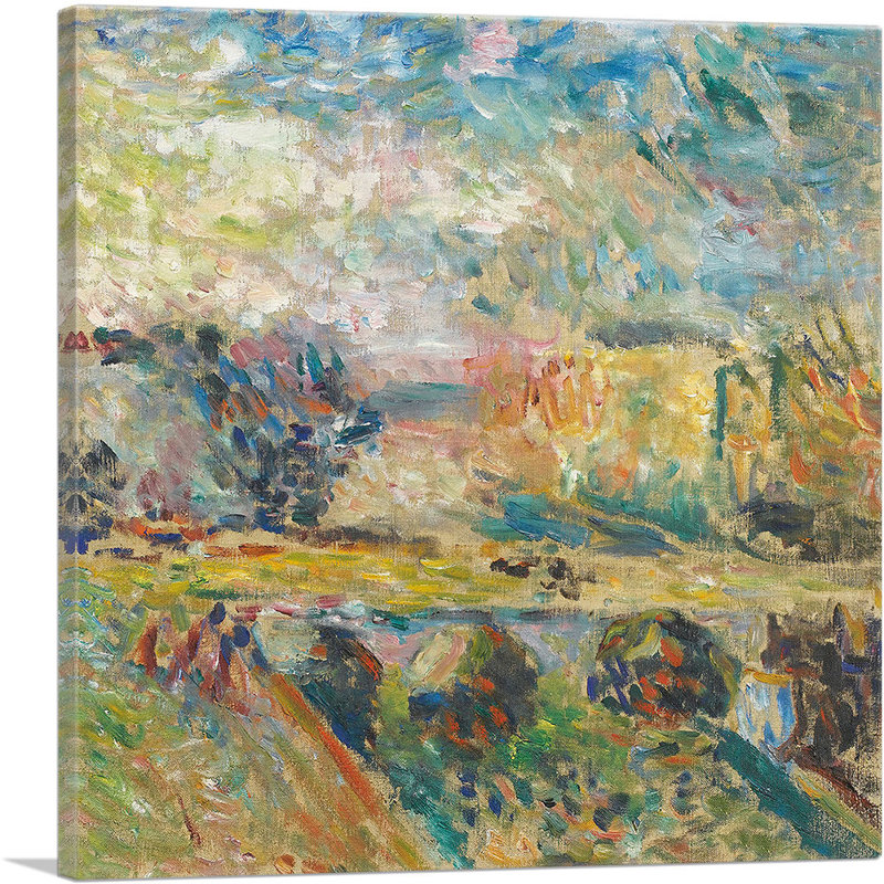 "Le Pont" par Henri Matisse, reproduction d'art sur toile tendue, H 12 po x l 12 po x P 1,5 po
