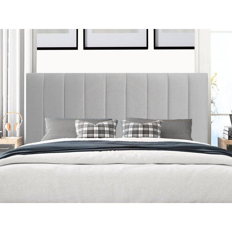 Ghazl Upholstered Headboard, Super King (6'), Black