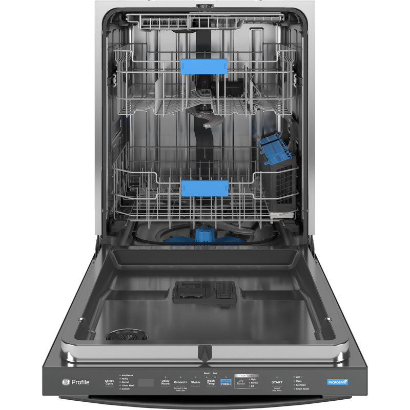 GE Profile™ Energy Star Smart Ultrafresh System 42 dBA Dishwasher, Black Stainless