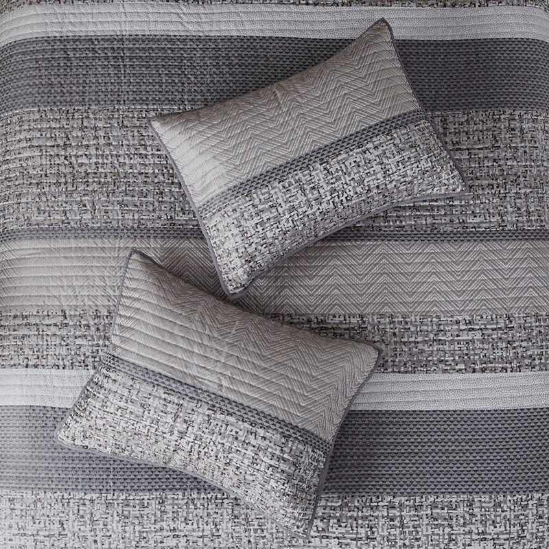 Ensemble de literie réversible en coton de qualité supérieure, style jacquard moderne, confort à la maison