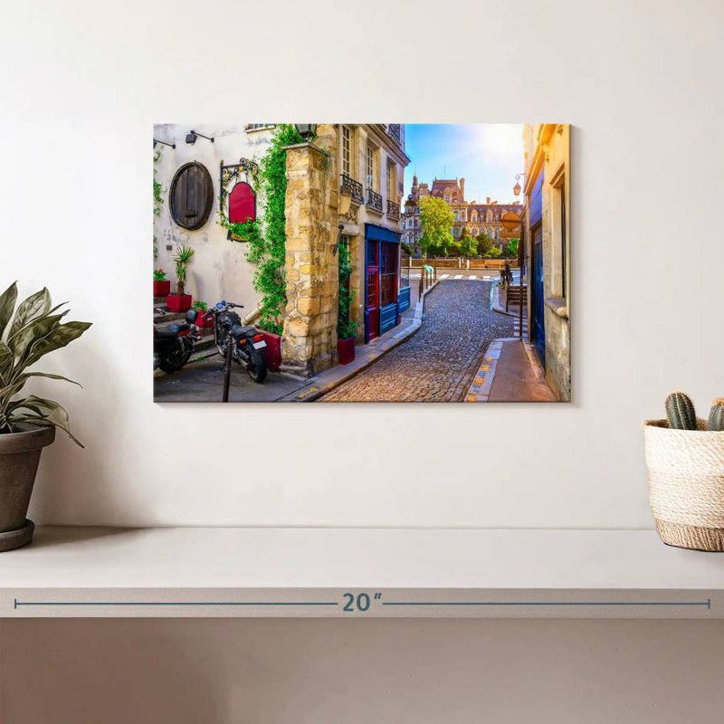 Ravi, vieille rue parisienne, H 8 po x l 12 po