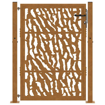 Weathering Steel Gate