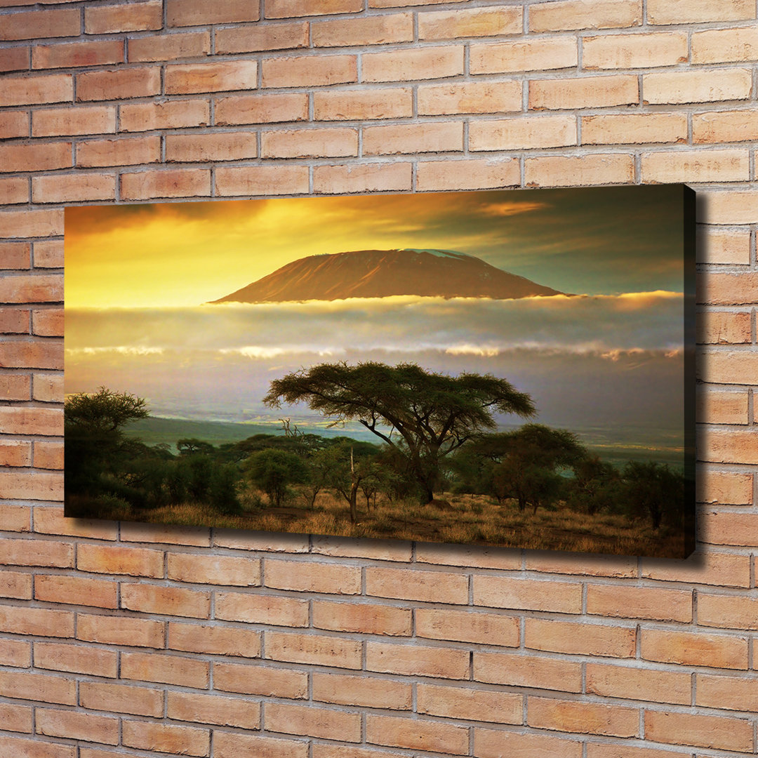 Kilimandscharo Kenia - Kunstdrucke auf Leinwand - Wrapped Canvas