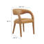 Vegan Leather Arm Chair Dining Chair-91110954