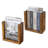 2-Piece Wall Mounted Magazine Holder