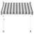 White/Anthracite Striped