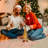 Gold Xmas Tree Light with Metal Stand for Table Decoration