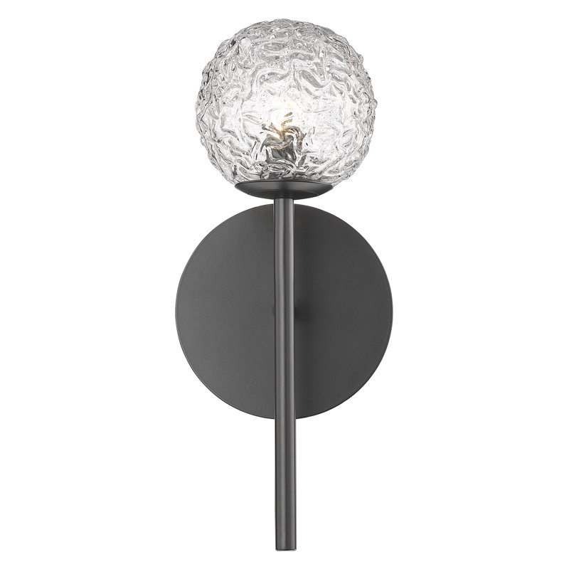 Anthonette - 1 Light 4" Sconce, Matte Black