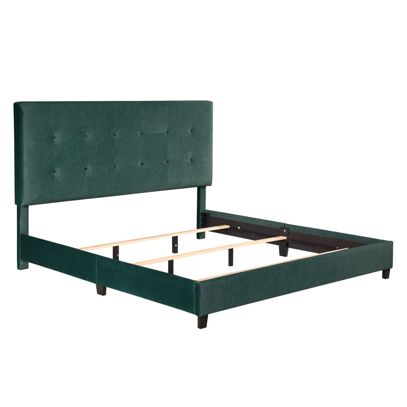 Lit plateforme tapissier Velvet