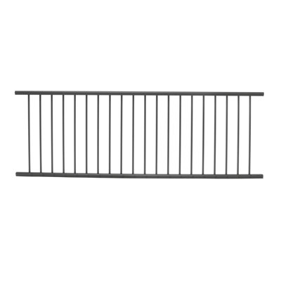 Deckorators Aluminum Classic 36 in. x 93 in. Textured Black Line Rail Kit
