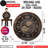 THE GEARS CLOCK Wall Clock with Real Moving Gears IR-LI_ 24 in Round BRONZE-DARK