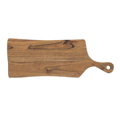Acacia Live Edge Cutting Board with Handle