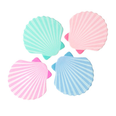 10 Strawberry Street Shell Coasters