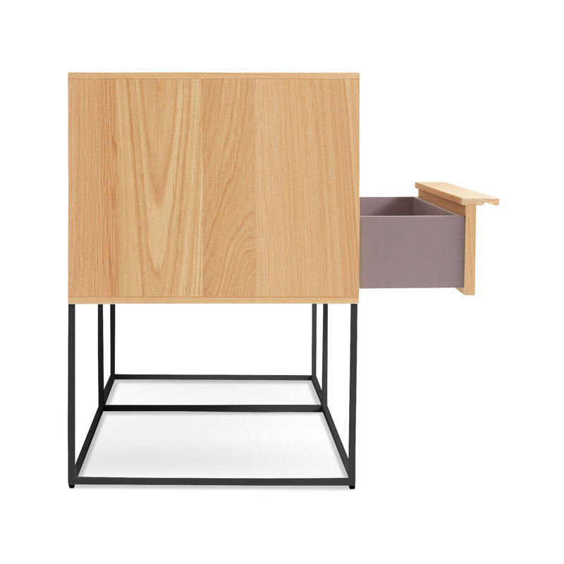 Rule 58'' W Console Table, White Oak