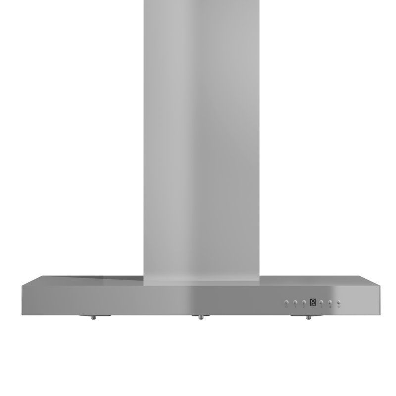 42" KE 400 CFM Convertible Wall Mount Range Hood in Brushed Stainless Steel, Stainless Steel, 42"