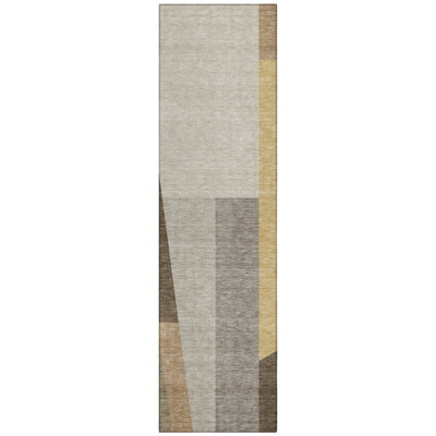 Machine Washable Indoor/Outdoor Chantille ACN2446 Geometric Rug