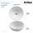 Thin ceramics Circular Vessel Bathroom Sink