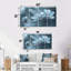 Ensemble de salon art mural blanc blanc gris Nirvana Magnolias Photo I - Magnolias-630260257