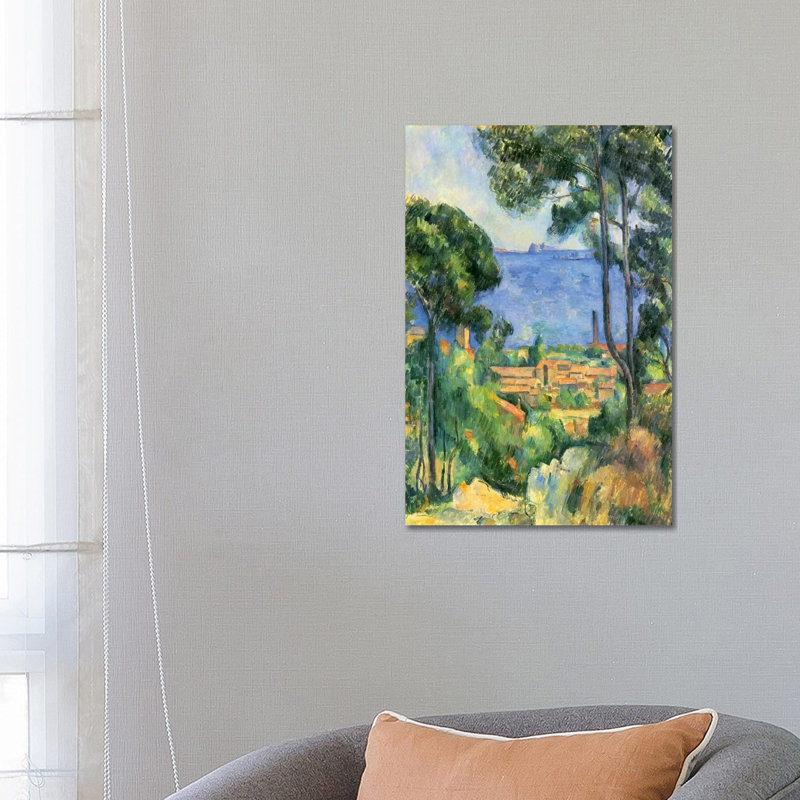 Forest Of Trees by Paul Cezanne - Wrapped Canvas Painting, 66.04 cm H x 45.72 cm W x 1.91 cm D