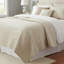 Jeté matelassé surdimensionné ivoire 60x70"-134168059