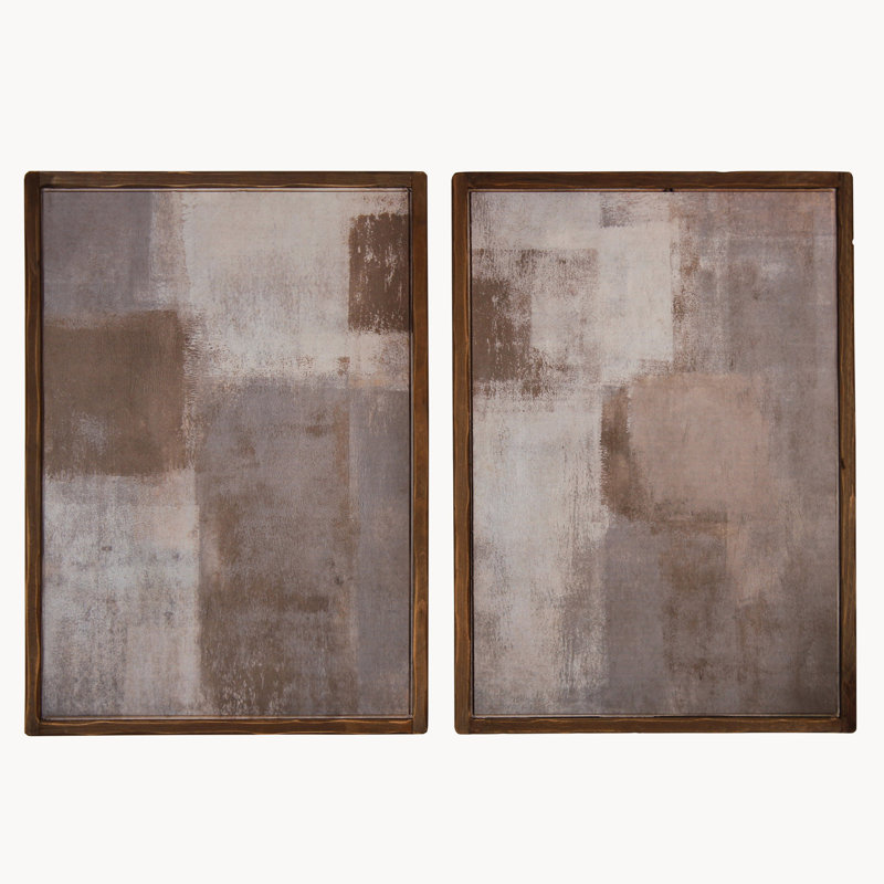 Yeomans Monochrome - 2 Piece Floater Frame Painting