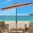 Cheriton 120'' x 78'' Rectangular Market Umbrella-1205150624