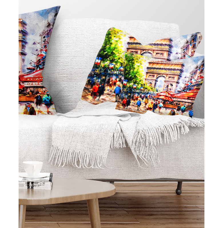 Reversible Throw Pillow