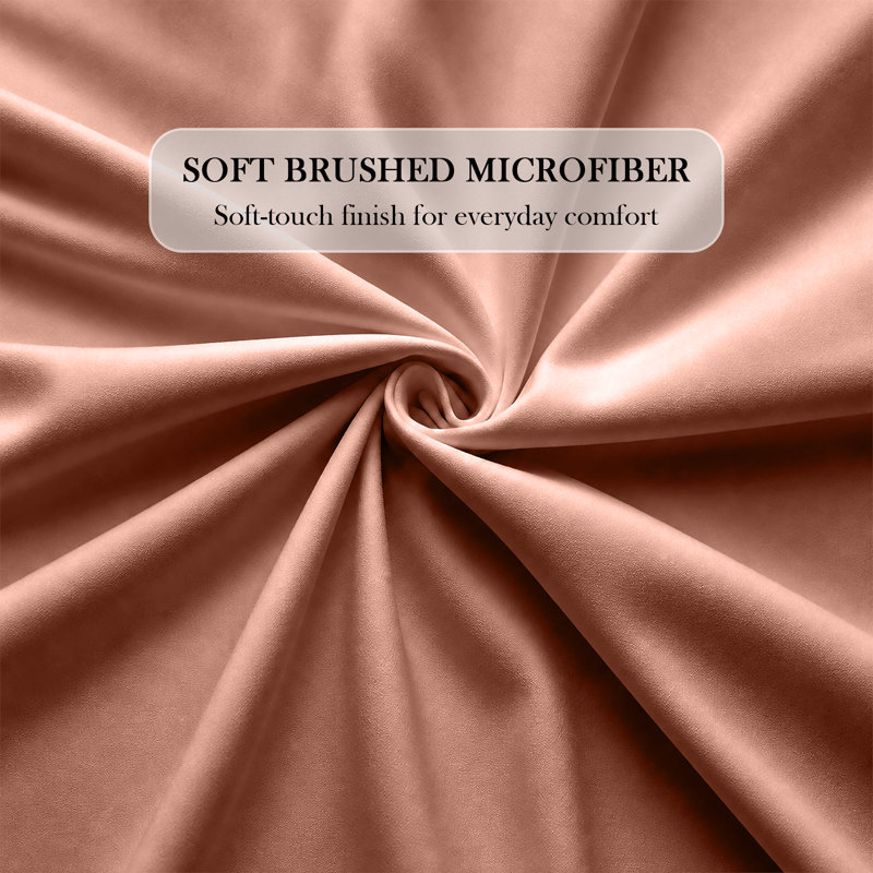 Bedroom Collection Standard Fitted Sheet, King, Peach