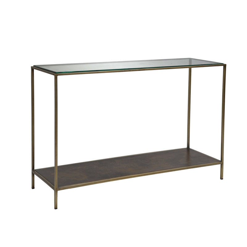 Kingston 48'' Glass Top Console Table