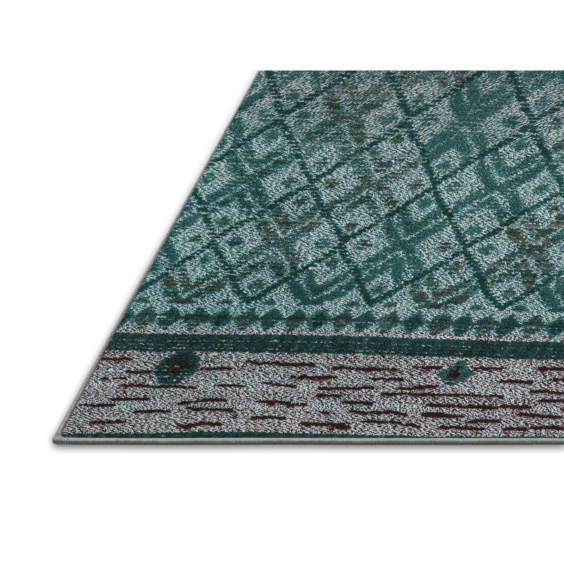 Tapis abstrait moderne 4840, Tapis de couloir 2 pi x 5 pi