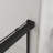 Bathroomsliding Shower Door1/4"  6Mm  Tempered Glass60" W X 58" Hreversible Designstainless Steel Framematte Black 1/4" Thick Glass Sliding Door For Bathroom, 60" Width Adjustable, Stainless