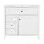 Meuble-lavabo avec lavabo, 3 tiroirs et tablette réglable-278589138