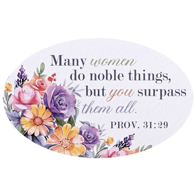 Magnet Many Women Do Noble Things 5X2,75