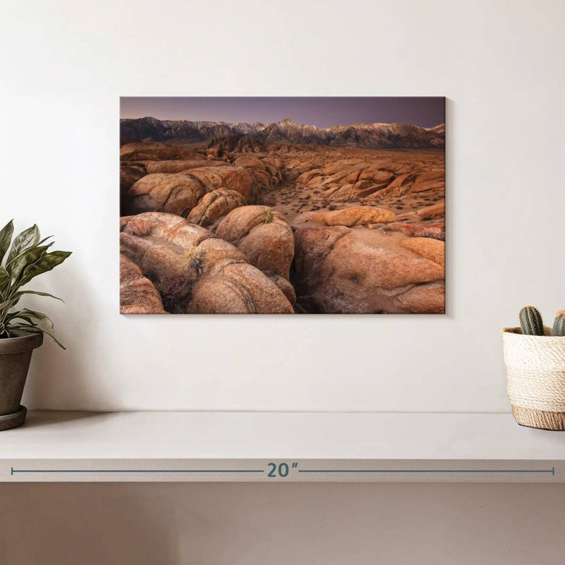 Alabama Hills Rocks, H 8 po x l 12 po