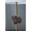Lampe de table D14x25,2 "avec tranche d'agate et abat-jour tambour (assemblage de l'abat-jour requis)