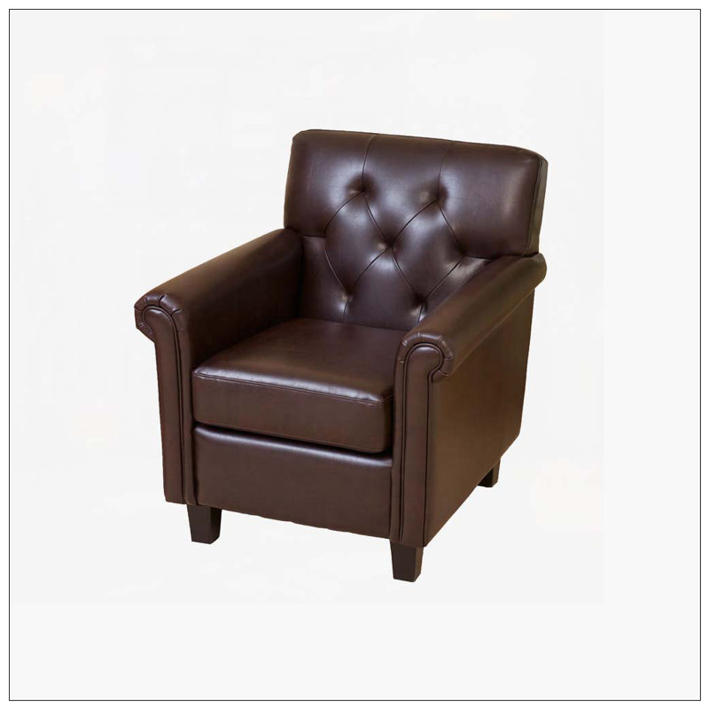 Fauteuil club en similicuir