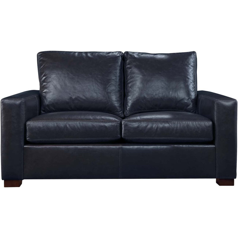 Memphis Leather Loveseat, Savoy Royal