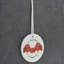 Carley Grandparents First Christmas Robins Circle Shaped Ceramic Ornament