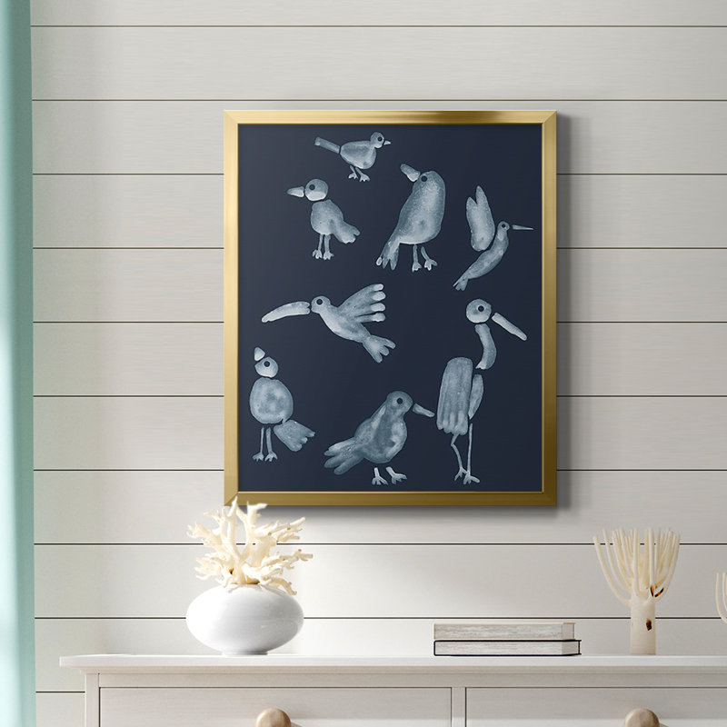 Toile encadrée de qualité supérieure Flock II - prête à être accrochée, Or, H 24 po x l 20 po