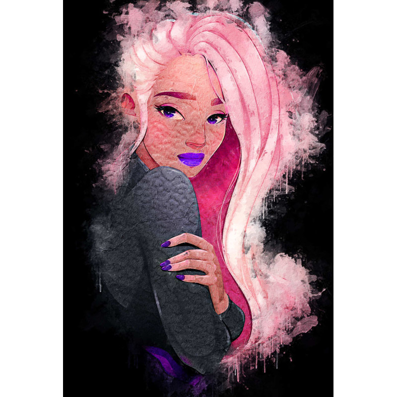 Fantasy Girl Portrait - No Frame Print, Gallery Metal, 39.4cm H x 29.5cm W