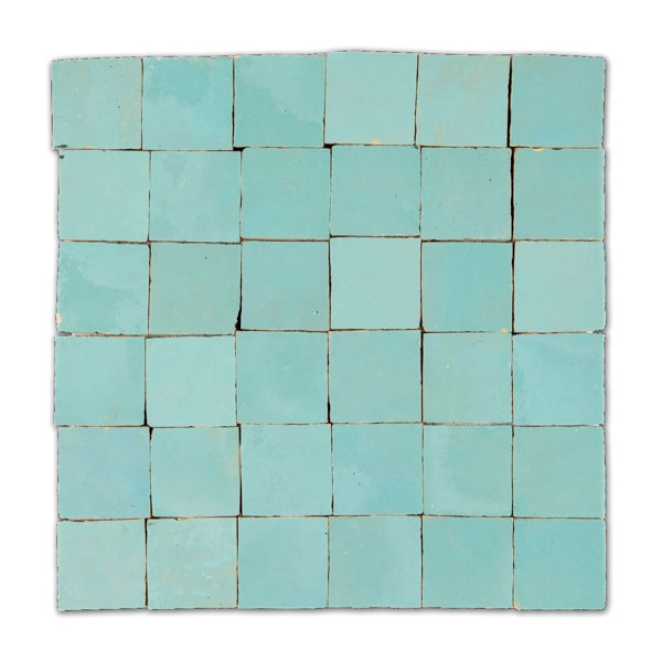 Fresh Zellige 2”x2” Square Mosaic Wall Tile